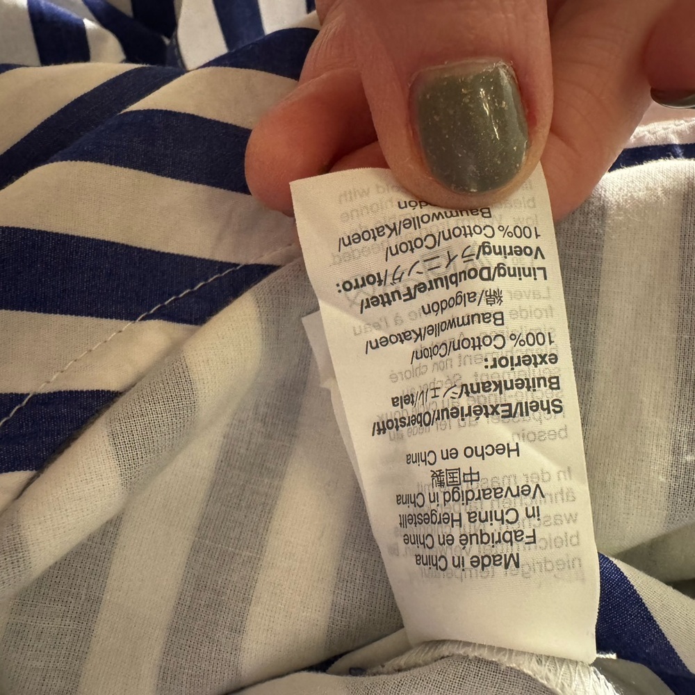 J. Crew Navy and White Halter Jumpsuit - Picture 12 of 15